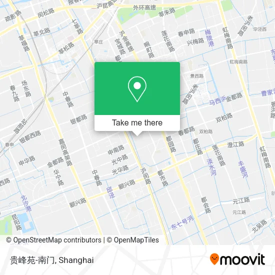 贵峰苑-南门 map