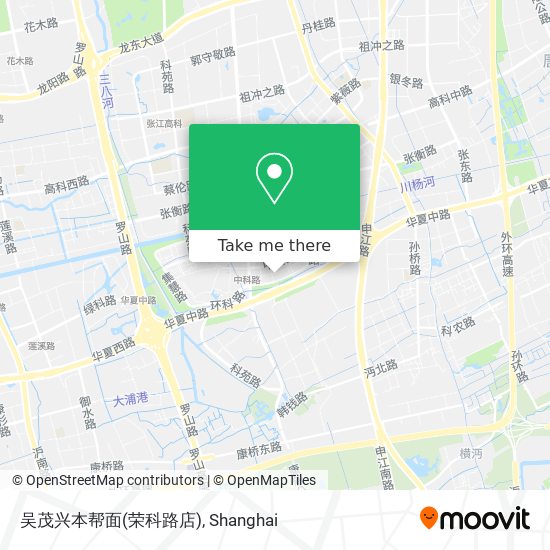 吴茂兴本帮面(荣科路店) map