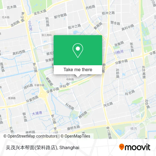 吴茂兴本帮面(荣科路店) map