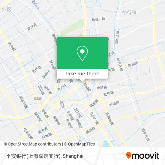 平安银行(上海嘉定支行) map