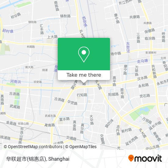华联超市(锦惠店) map