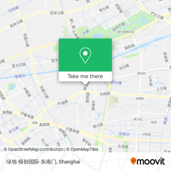 绿地·领创国际-东南门 map