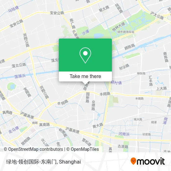 绿地·领创国际-东南门 map