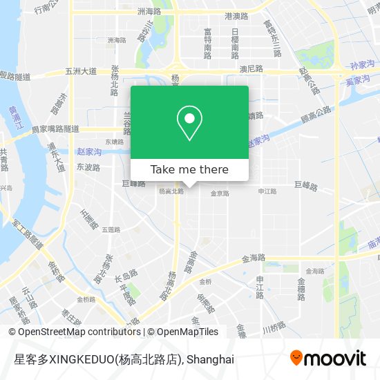 星客多XINGKEDUO(杨高北路店) map