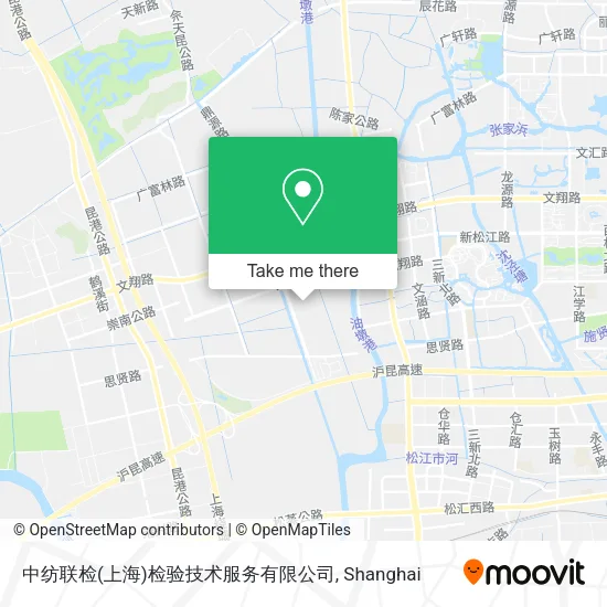中纺联检(上海)检验技术服务有限公司 map