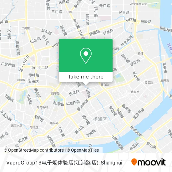 VaproGroup13电子烟体验店(江浦路店) map