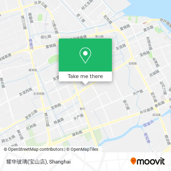 耀华玻璃(宝山店) map