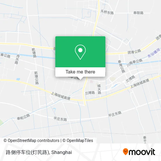 路侧停车位(灯民路) map
