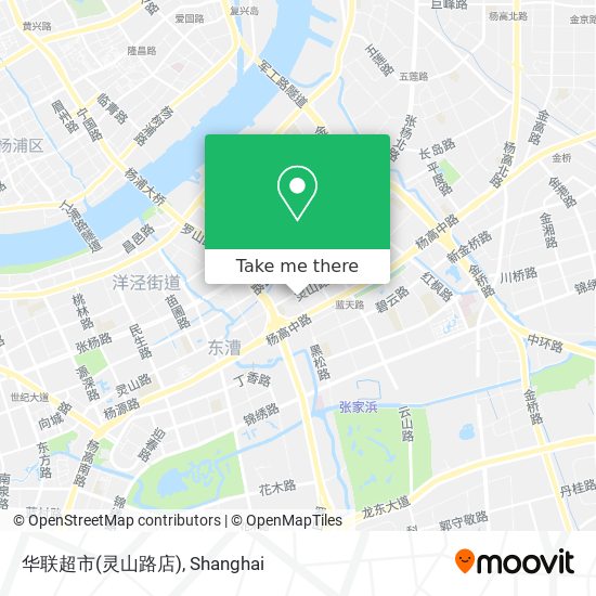 华联超市(灵山路店) map