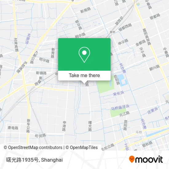 曙光路1935号 map