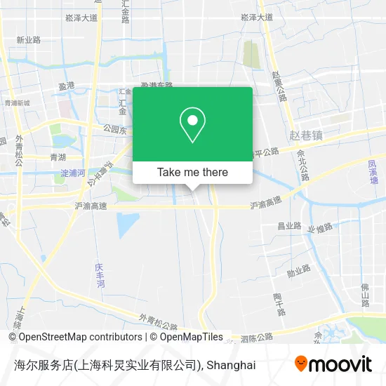 海尔服务店(上海科炅实业有限公司) map