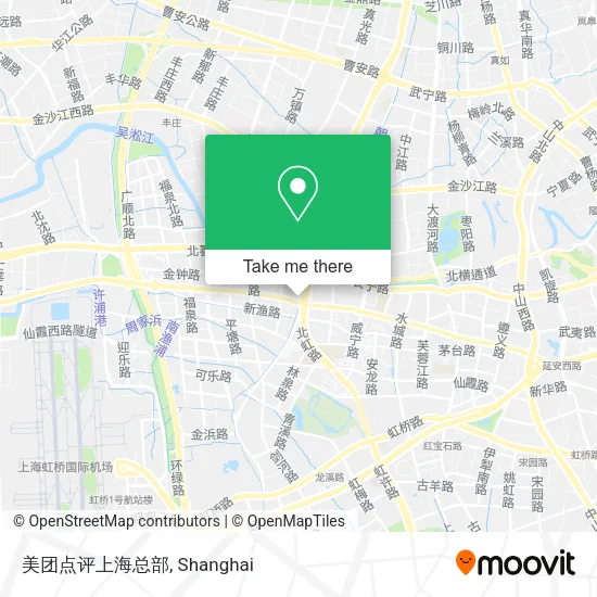 美团点评上海总部 map