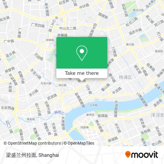 梁盛兰州拉面 map