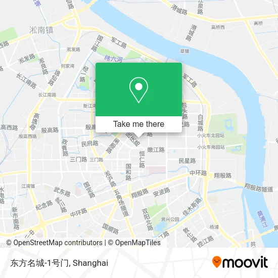 东方名城-1号门 map