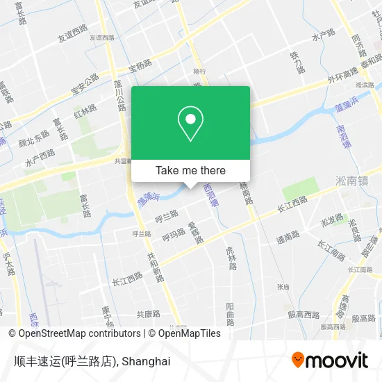 顺丰速运(呼兰路店) map