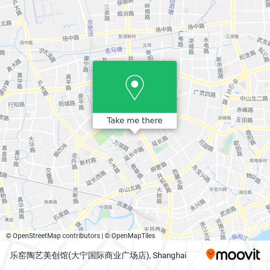 乐窑陶艺美创馆(大宁国际商业广场店) map