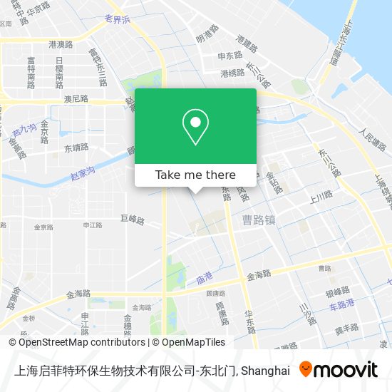 上海启菲特环保生物技术有限公司-东北门 map