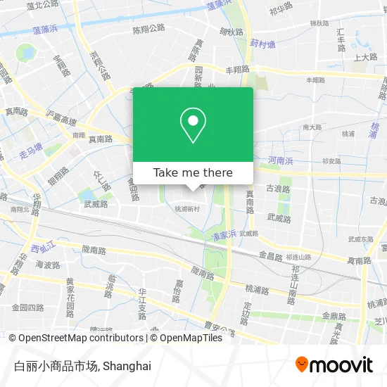 白丽小商品市场 map