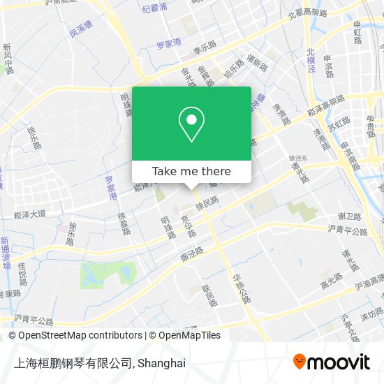 上海桓鹏钢琴有限公司 map