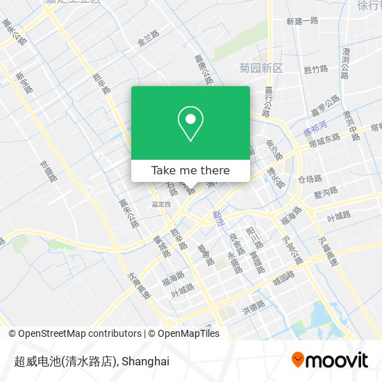 超威电池(清水路店) map