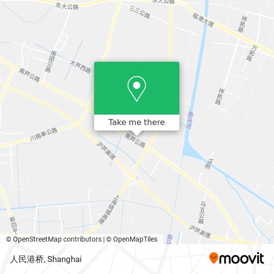 人民港桥 map