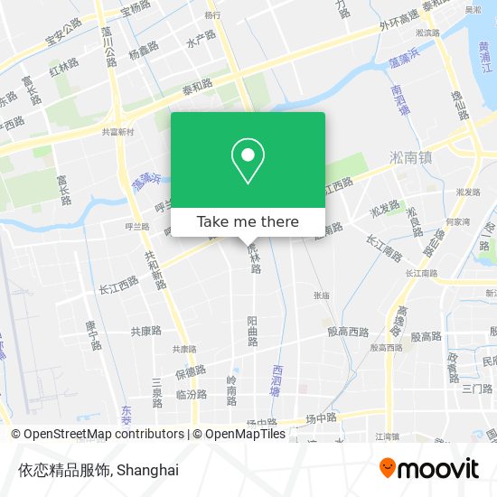 依恋精品服饰 map