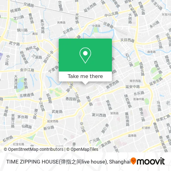TIME ZIPPING HOUSE(弹指之间live house) map