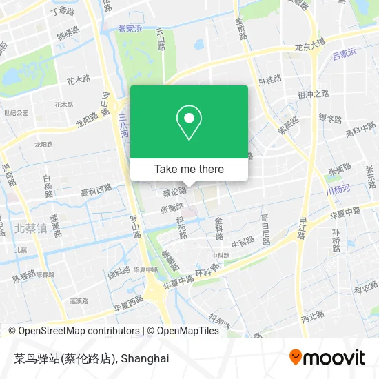 菜鸟驿站(蔡伦路店) map