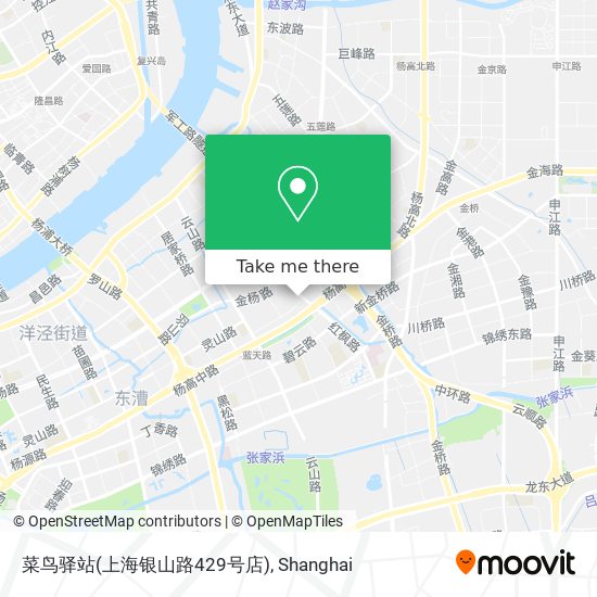 菜鸟驿站(上海银山路429号店) map