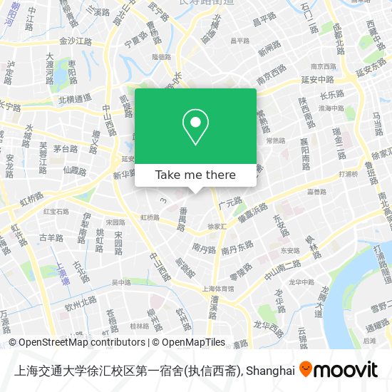 上海交通大学徐汇校区第一宿舍(执信西斋) map