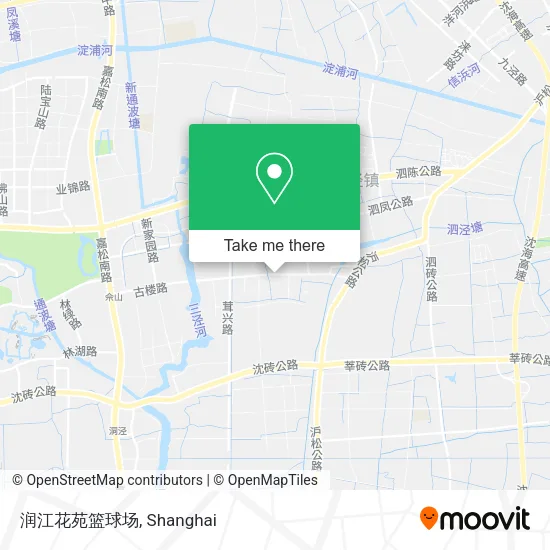 润江花苑篮球场 map