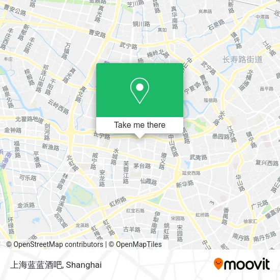 上海蓝蓝酒吧 map
