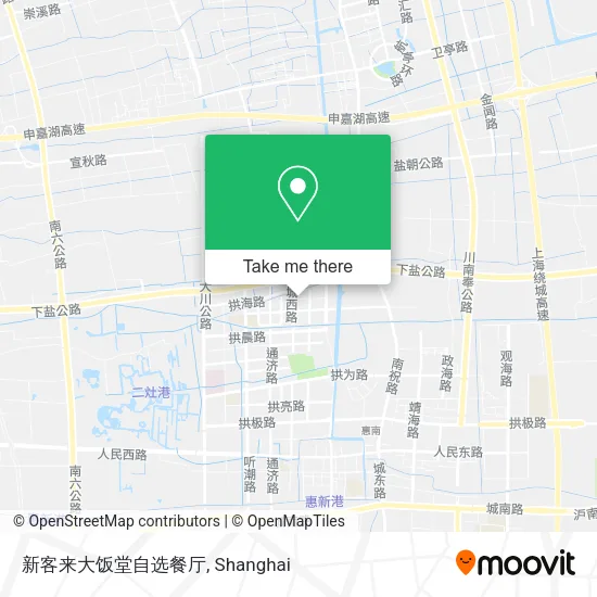 新客来大饭堂自选餐厅 map