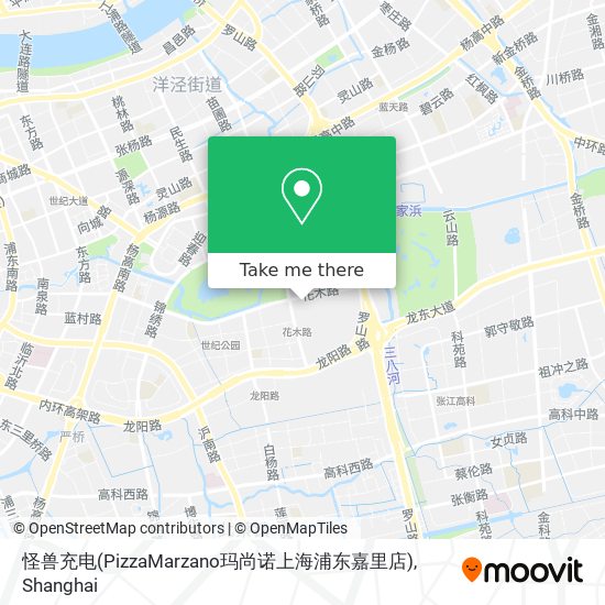 怪兽充电(PizzaMarzano玛尚诺上海浦东嘉里店) map