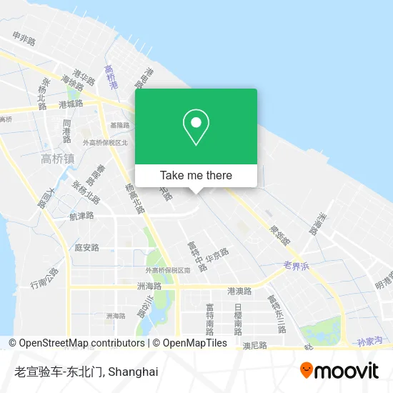 老宣验车-东北门 map