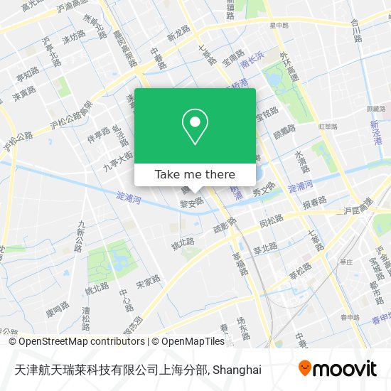 天津航天瑞莱科技有限公司上海分部 map