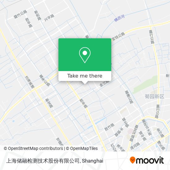 上海储融检测技术股份有限公司 map