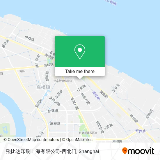 飛比达印刷上海有限公司-西北门 map