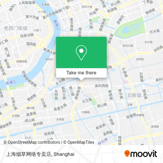 上海烟草网络专卖店 map