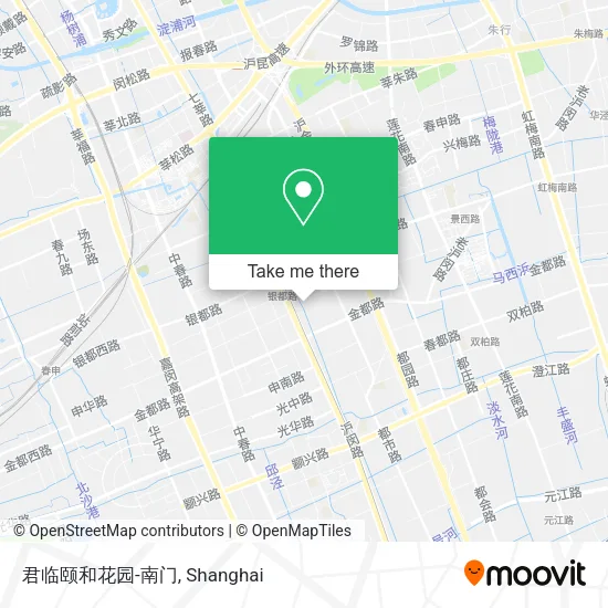 君临颐和花园-南门 map