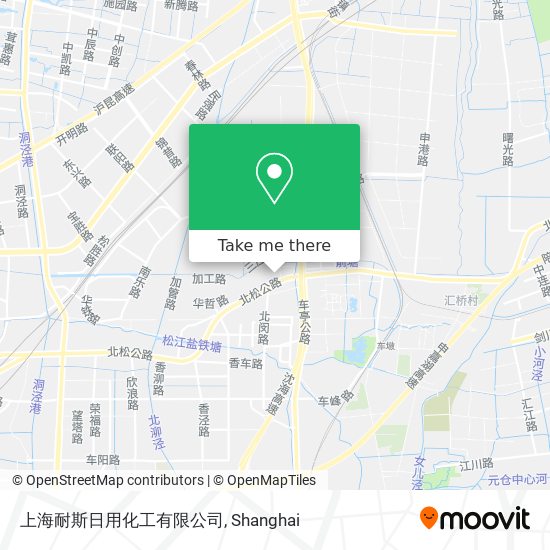 上海耐斯日用化工有限公司 map