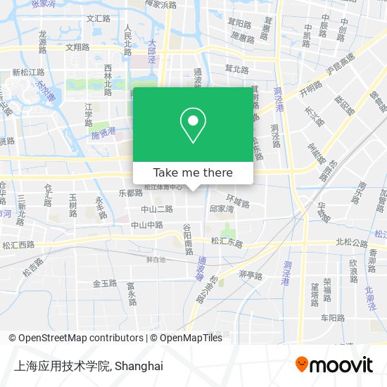 上海应用技术学院 map