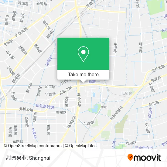 甜园果业 map