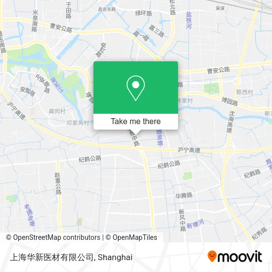 上海华新医材有限公司 map