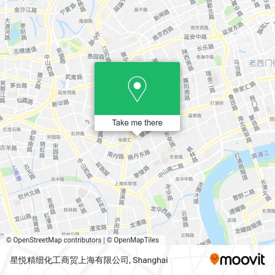 星悦精细化工商贸上海有限公司 map