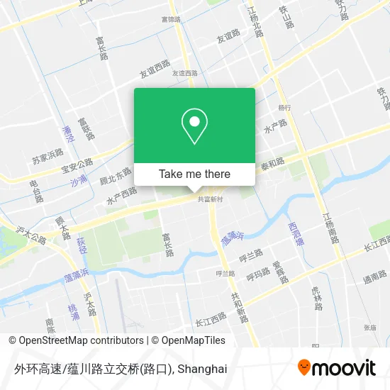 外环高速/蕴川路立交桥(路口) map