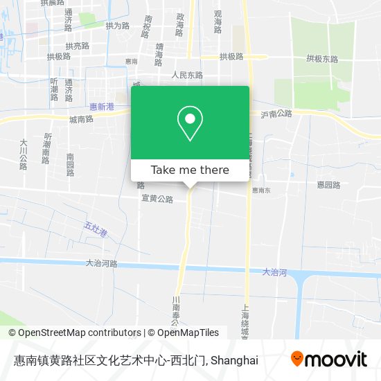 惠南镇黄路社区文化艺术中心-西北门 map