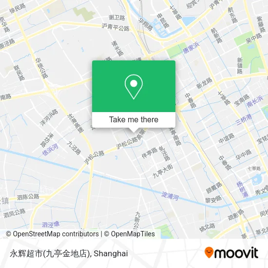 永辉超市(九亭金地店) map