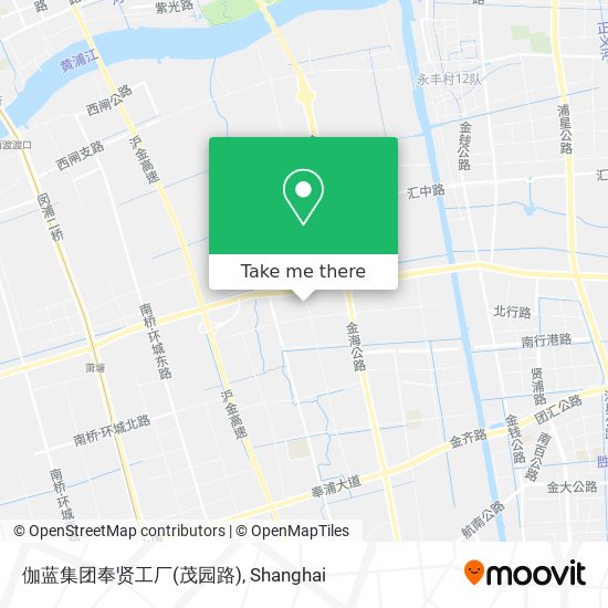 伽蓝集团奉贤工厂(茂园路) map