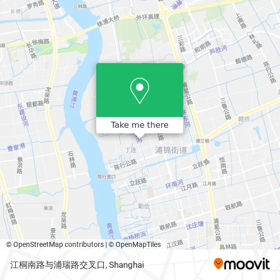 江桐南路与浦瑞路交叉口 map